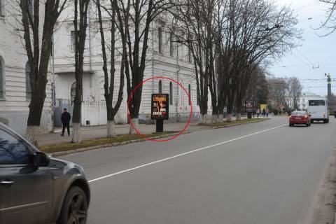 Ситилайт B в Полтаве, 1,2х1,8  вул. Соборності, 42-А фото 1