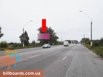 Білборд, Бігборд (Борд)  B у Житомирі Київське шосе, поворот на Аеропорт, в'їзд в Житомир Фото 1