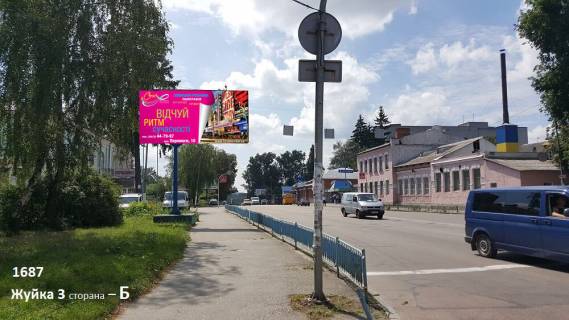 Білборд, Бігборд (Борд)  B у Житомирі Жуйка ул., 3 (телеканал СК1, выезд из города в сторону Бердичев) Фото 1
