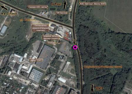 Билборд A в Хмельницком, 3*6  Старокостянтинівське шосе (ТЦ "МійДім"). неподалік: АЗС "Укрнафта", "ВОГ" -2шт, "Веста", СТО ТIR, нова забудова "1-й парковий", "Дендропарковий", меблевий ТЦ "МійДім" (в'їзд в місто, в центр) схема