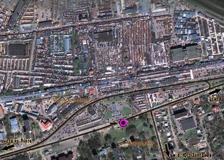 Билборд A в Хмельницком схема