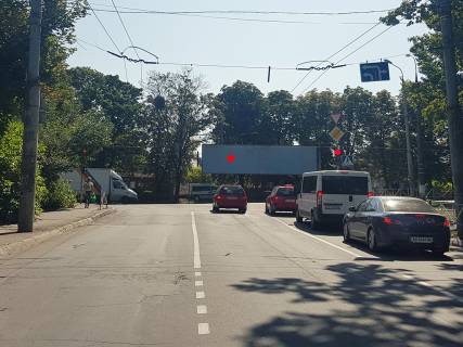 Білборд, Бігборд (Борд)  A у Хмельницькому, 3*6  Т-подібне перехрестя вул.Кам'янецька - Інститутська. неподалік: студмістечко, супермаркети, банки, піцерії, кафе, ресторани (в центр) [ліве вухо] Фото 1