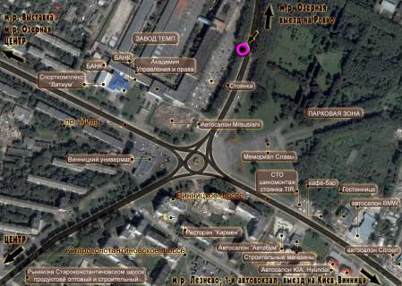 Билборд A в Хмельницком схема