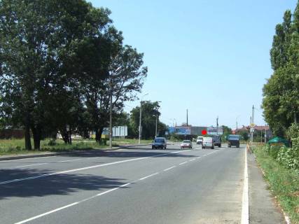 Билборд A в Хмельницком, 3*6  Т-подібне перехрестя Вінницьке шосе - вул.Профспілкова. неподалік: оптові бази буд матеріалів, побутової хімії, садівництва (в'їзд в місто, в центр) [праве вухо] фото 1