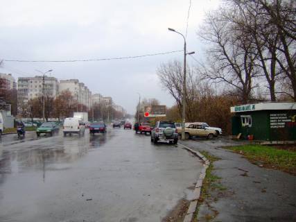 Билборд A в Хмельницком, 3*6  вул.Прибузька - Старокостянтинівське шосе (за шиномонтажем). неподалік: автостоянка, шиномонтаж, АЗК, супермаркет "Вопак", непродовольчий ринок (в центр) фото 1