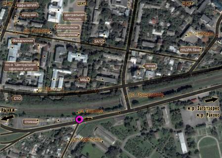 Билборд A в Хмельницком схема