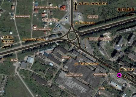 Билборд B в Хмельницком схема