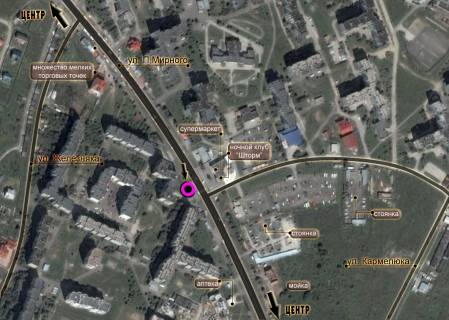Билборд A в Хмельницком схема