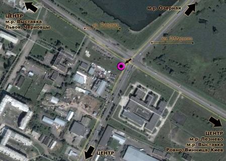 Билборд A в Хмельницком схема