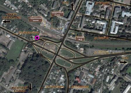 Билборд A в Хмельницком схема