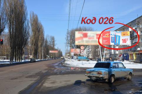 Билборд A в Нежине вул.Шевченка 128/1, дорога в центр фото 1