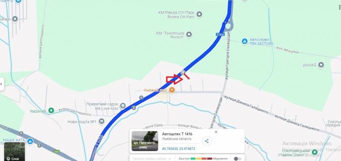 Билборд A в Сокольниках, 3х6  с Сокільники схема