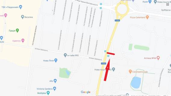 Скролер, Скрол A у Львові, 2,3х3,14  вул.Кульпарківска 123 (поруч вул.Щирецька, напрямок до кільця) - 574376 схема