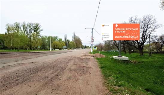 Білборд, Бігборд (Борд)  A у Овруч Нарямок Коростень (На розі вул. Ващука та вул. Т.Шевченка) Фото 1