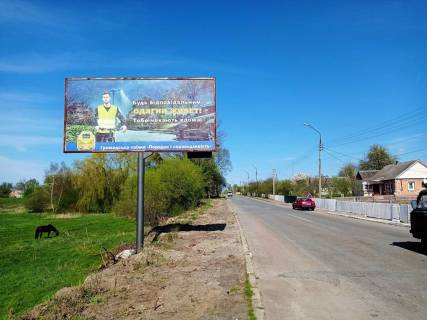 Білборд, Бігборд (Борд)  B у Романові вул. Графа Ілінського (р.Лісна) Фото 1