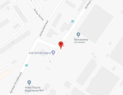 Нестандарт A в Херсоне Острівське шосе/ АЗС "БРСМ" правий схема