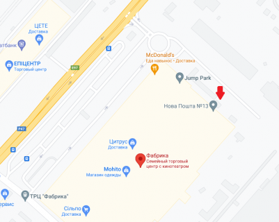 Видеоборд A в Херсоне Бериславське шосе/ТЦ Фабрика/ 4 черга/Аквапарк "Пляж" - 341493 схема