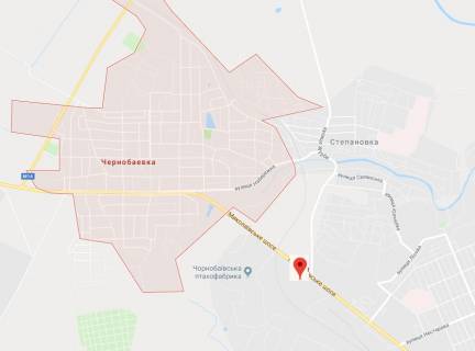 Нестандарт A у Херсоні с. Чорнобаївка/в'їзд в м.Херсон схема
