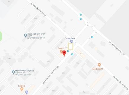 Билборд B в Херсоне І.Кулика вул./Залаегерсег вул.(зупинка "Росинка") схема