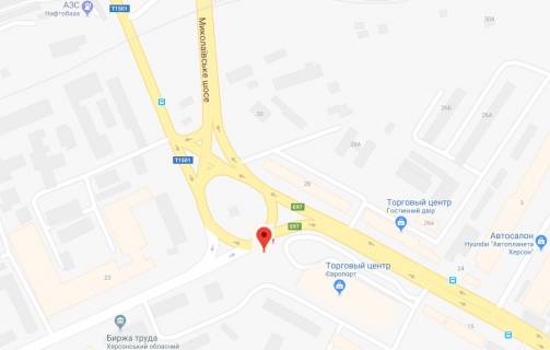 Призма A в Херсоне Нафтовиків вул./Перемоги площа(ТЦ "Європорт") №2 - 278641 схема