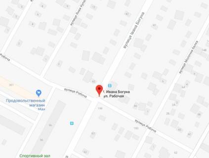 Білборд, Бігборд (Борд)  A у Херсоні І.Богуна вул../Робоча вул. схема