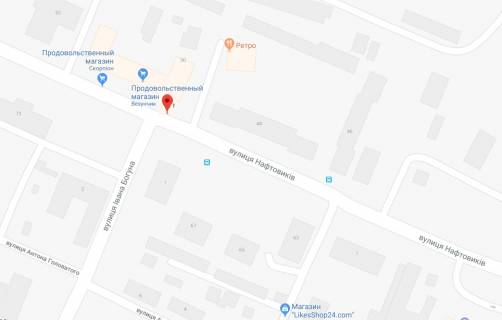 Билборд A в Херсоне Нафтовиків вул./І.Богуна вул. схема