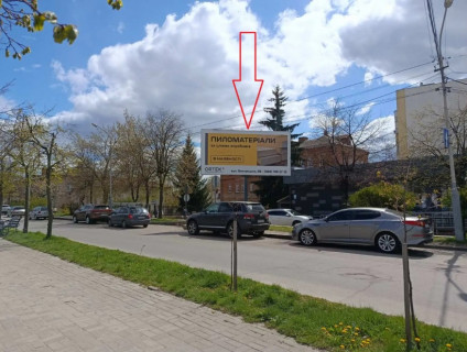 Билборд A в Бердичеве Європейська 84 сторона А центральний АТБ фото 1