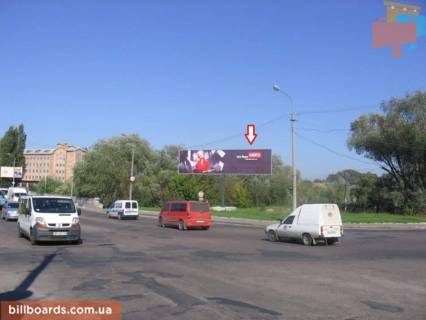 Білборд, Бігборд (Борд)  A у Рівному вул. Кн. Володимира, в районі перехрестя з вул. Р.Шухевича. Фото 1