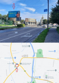 Білборд, Бігборд (Борд)  B у Ковелі, 3х6  вул. Незалежності-вул. Володимирська Фото 1