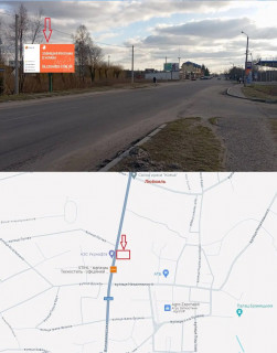 Білборд, Бігборд (Борд)  B у Любомлі, 2,9х5,80  вул.Брестська, навпроти АЗС Укрнафта Фото 1