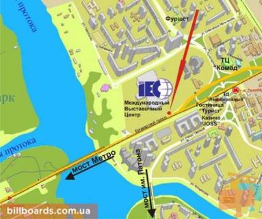 Призматрон, Призма A у Києві, 3х6  Броварський пр. (Междун.Вистав.центр) -прізма пл.2 - в центр - 52678 схема