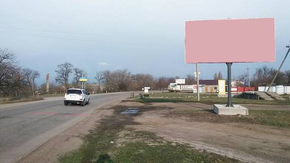 Білборд, Бігборд (Борд)  A у Новгородці, 3х6  поворот з траси Фото 1