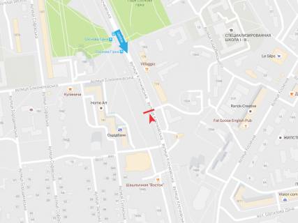 Білборд, Бігборд (Борд)  B у Харкові, 3х6  Клочківська вул., 191, з центру схема