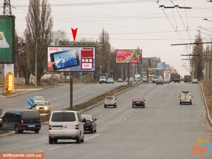 Билборд A в Запорожье Льва Ландау пр-т, 155-а, в центр фото 1