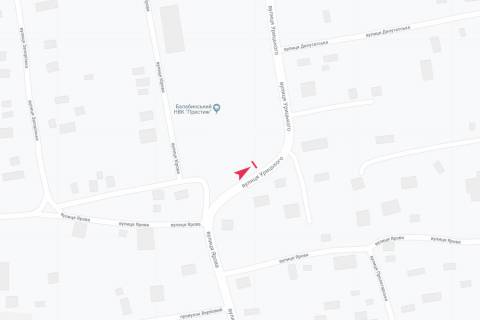 Билборд B в Балабино, 3х6  вул Урицького схема