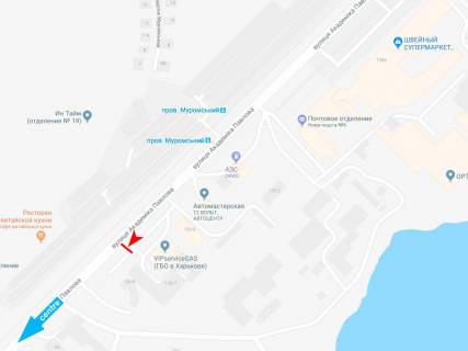 Билборд B в Харькове, 3х6  Академіка Павлова вул., 120/6, в центр схема
