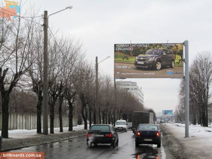 Білборд, Бігборд (Борд)  A у Запоріжжі Плехановская ул. (парк им.Артема), в центр Фото 1