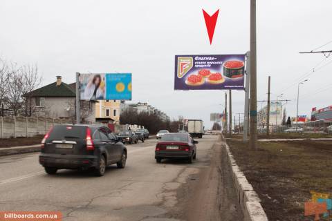 Билборд A в Запорожье Тракторостроителей пр-т, 128, из центра фото 1