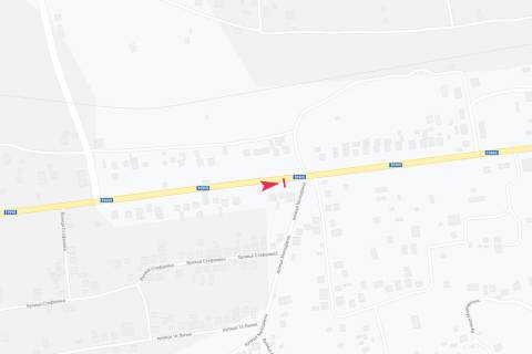 Билборд A в Ланчине, 3х6  выезд с города схема