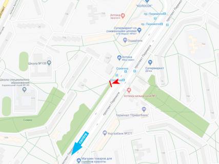 Призматрон, Призма A у Харкові, 3х6  Перемоги пр-т, 71, в центр - 471819 схема