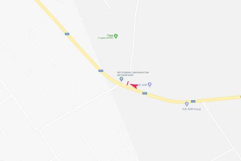 Білборд, Бігборд (Борд)  A у Новгородці, 3х6  поворот з траси схема
