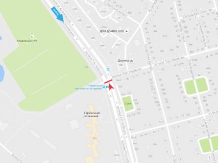 Призматрон, Призма B у Харкові, 3х6  Клочківська вул., 328, з центру - 471598 схема