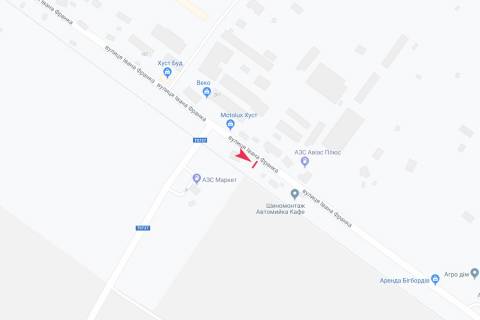 Билборд A в Хусте, 3х6  в'їзд до міста 1 км схема