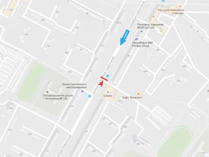 Призма A в Днепр (Днепропетровск), 3х6  Гвардійців-Широнінців вул., 44, з центру - 373465 схема