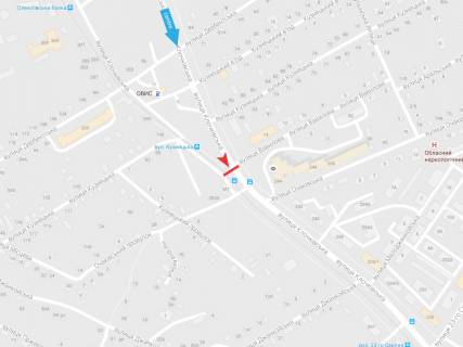 Призма A в Харькове, 3х6  Клочківська вул., 283б, в центр - 471575 схема