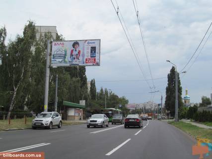 Білборд, Бігборд (Борд)  B у Запоріжжі Валентиновская ул., 5, из центра Фото 1