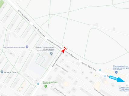 Призма A в Харькове, 3х6  Дерев'янка вул. - Космонавтів вул., в центр - 471485 схема