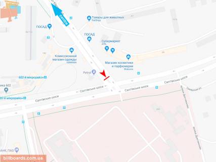 Призматрон, Призма B у Запоріжжі Юбилейный пр-т - Салтовское Шоссе, из центра - 166177 схема