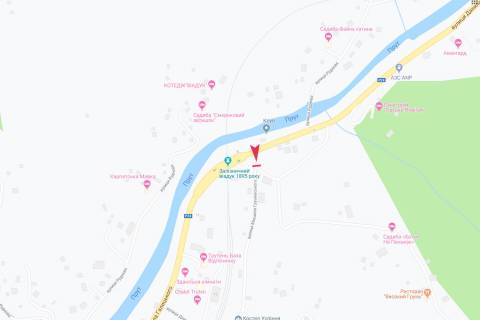 Білборд, Бігборд (Борд)  B у Ворохті, 3х6  вул Грушевського схема