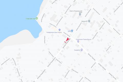 Билборд A в Горностаевке вул Покровська схема